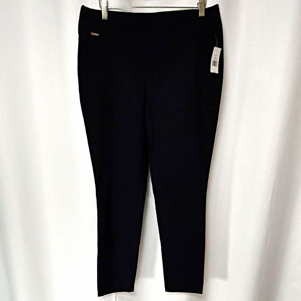 The Limited Women’s Black Ponte Pull-On Pants Slim Skinny Elastic Waist